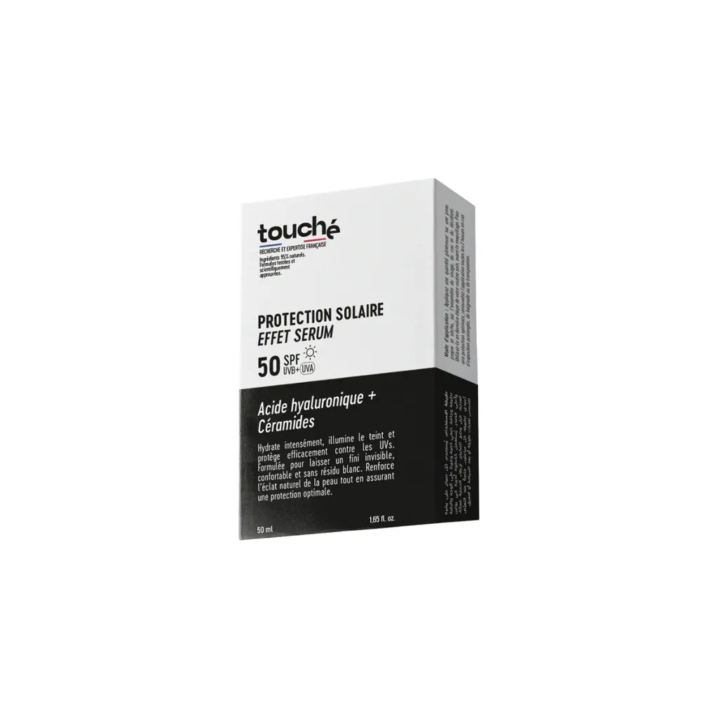 Protection solaire SPF 50 effet sérum