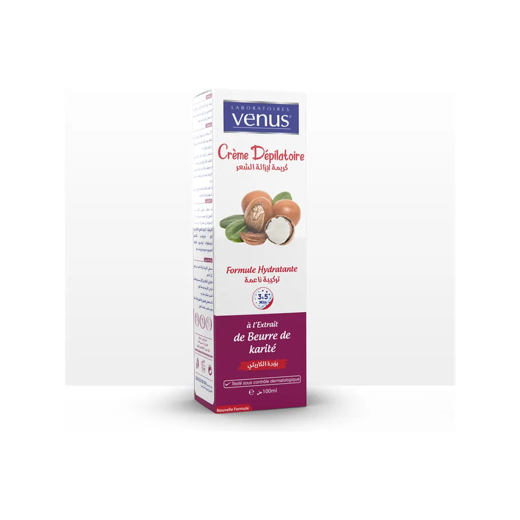 Crème dépilatoire au beurre de karité